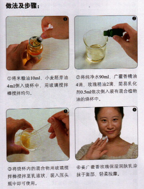 廣藿香玫瑰保濕乳液做法步驟