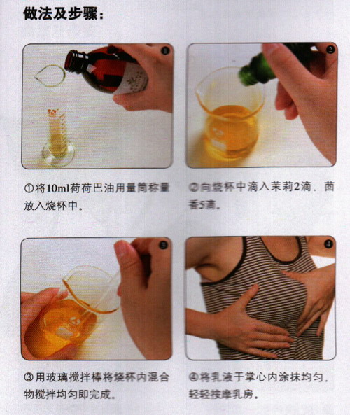 茴香豐胸按摩油做法步驟
