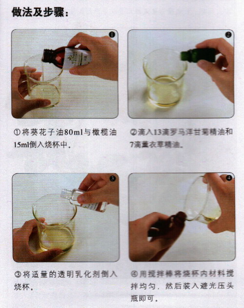 羅馬洋甘菊抗敏卸妝油做法步驟