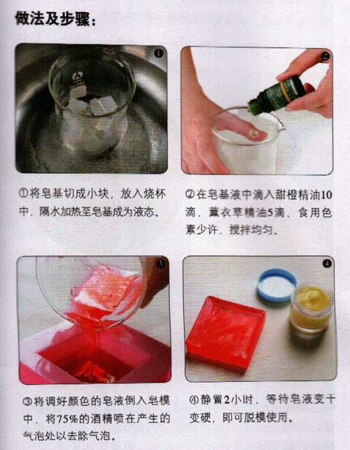 甜橙柔膚美白皂做法步驟