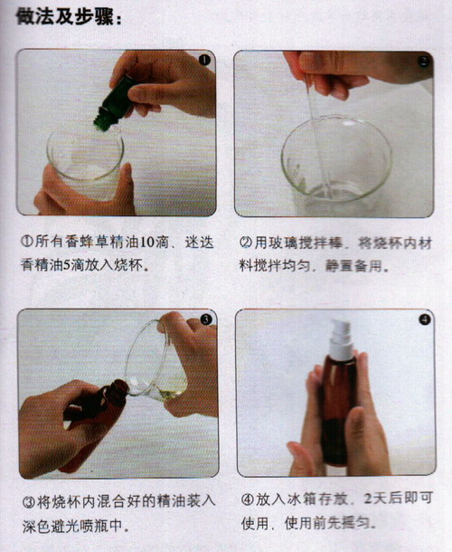 香蜂草解壓香氛噴霧做法步驟
