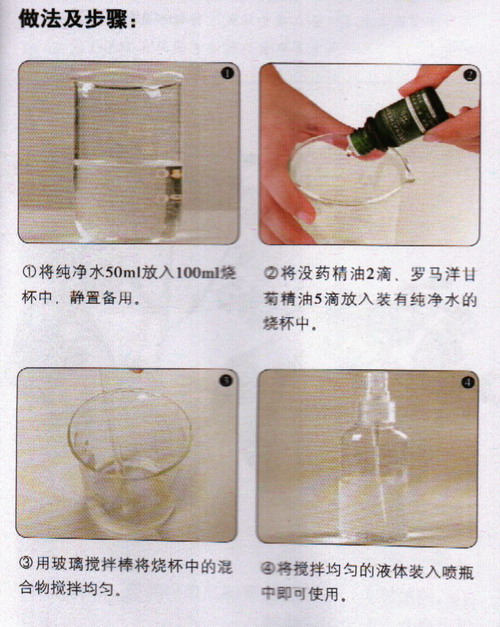 洋甘菊沒藥舒敏水做法步驟